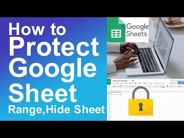 How to protect google sheet with password