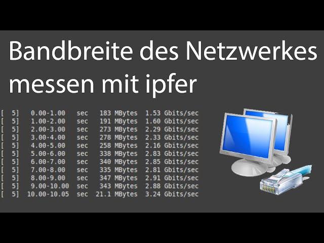 [TUT] Netzwerkbenchmark mit iperf [4K | DE]