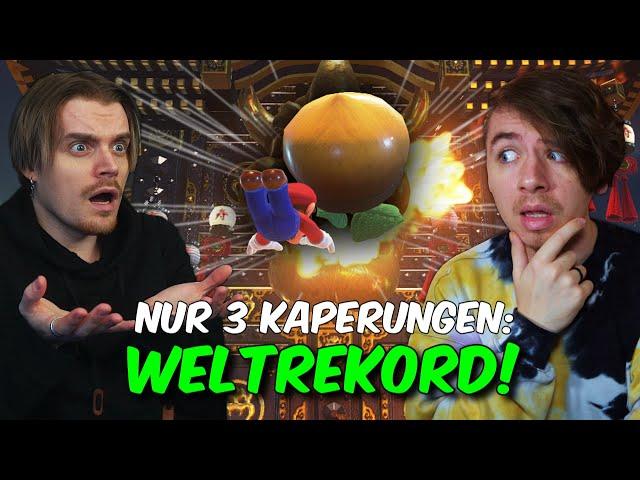 Der VERRÜCKTESTE SPEEDRUN in MARIO ODYSSEY! (Minimum Captures WR) ft. @Shimtex