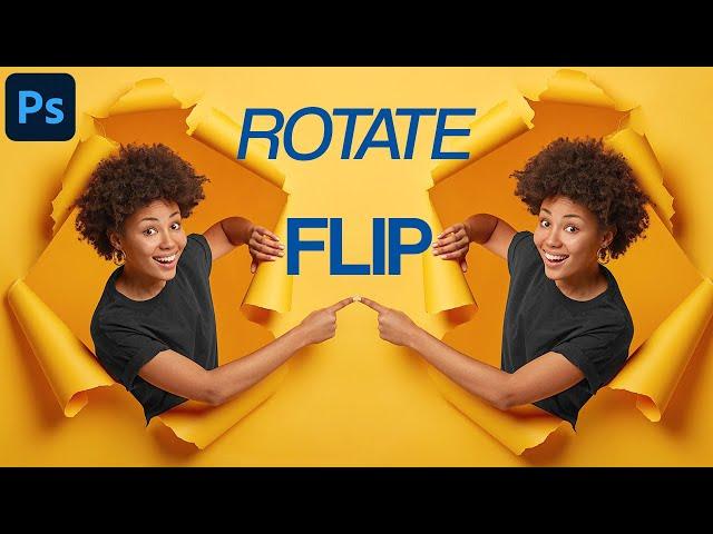 How to Flip an Image in Photoshop - 2 Minute Tip