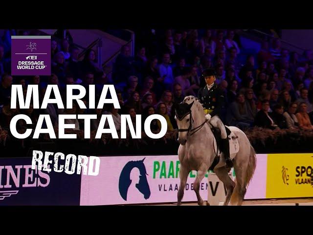 Maria Caetano & Coroado Record Breaking Performance | FEI Dressage World Cup™