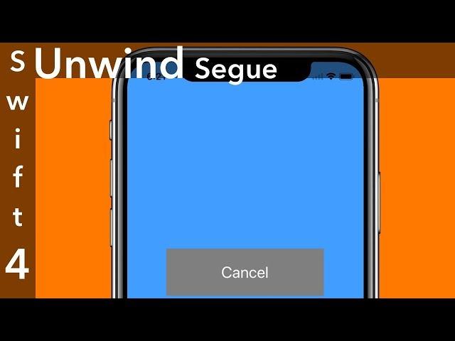 How to Unwind Segue (Swift 4 + Xcode 9.0)