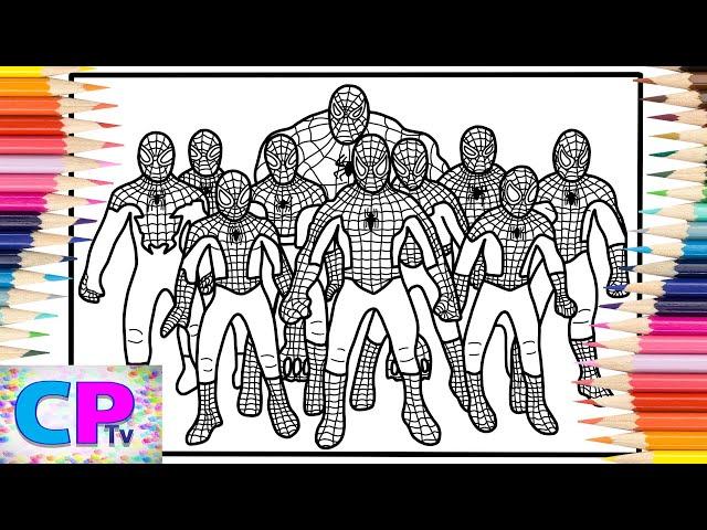 Spiderman All Colors and Styles Coloring Pages/Clarx & Harddope - Castle [NCS Release]