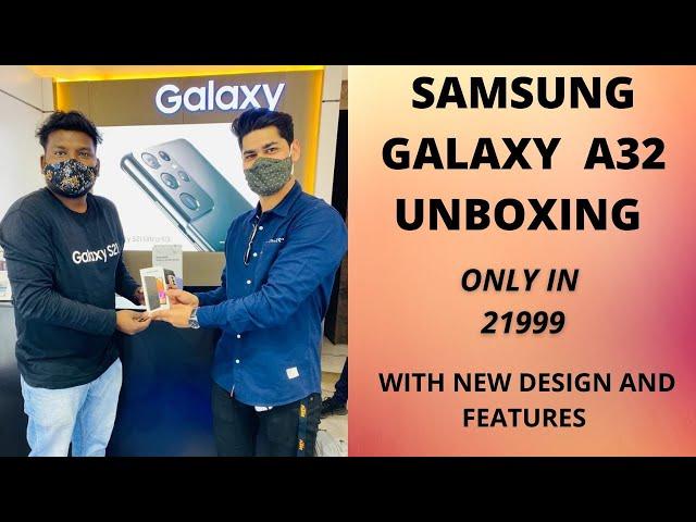 A Real Tech- Samsung galaxy A32 unboxing in hindi!