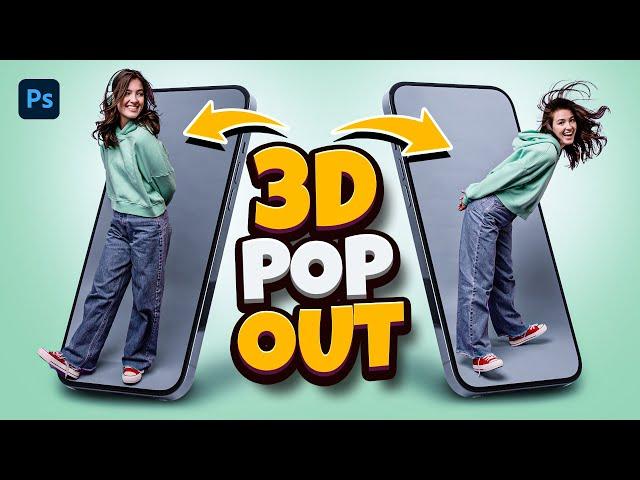 3D POP OUT Effect in Photoshop - Version 1