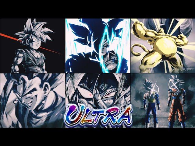 ALL ULTRA CHARACTERS INK BRUSH ANIMATIONS IN DRAGON BALL LEGENDS !! [MAR 2024]