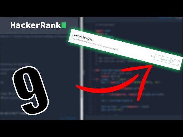 Print in Reverse | Linked List | HackerRank Python Solution & Explanation