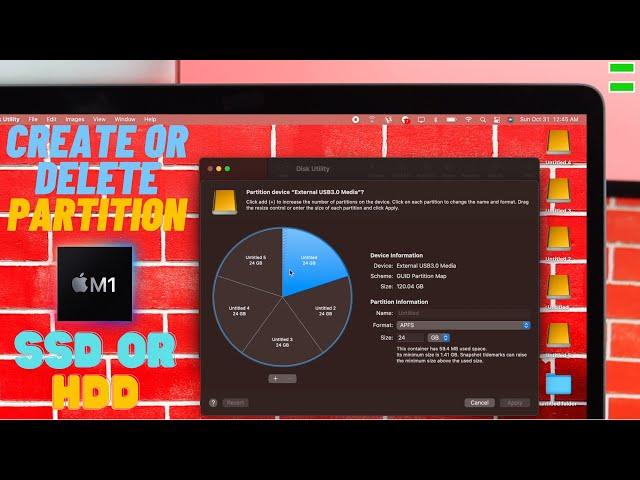 How to Partition External Hard Drive in macOS M1 [Create/Delete Partition]