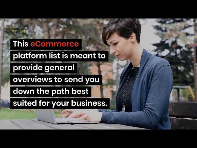 Top 10 Ecommerce Platforms in 2020