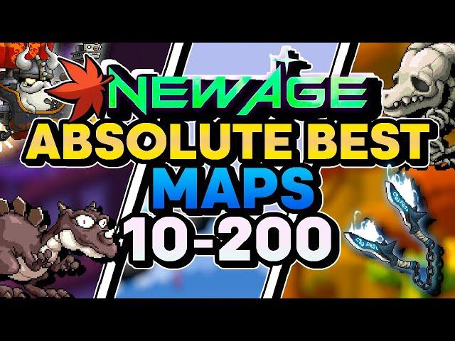 Absolute BEST Maplestory Training Map Guide | Post New Age (10 - 200)