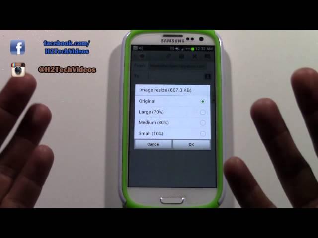 Galaxy S3 - How to Email a Picture (From the Phone)​​​ | H2TechVideos​​​