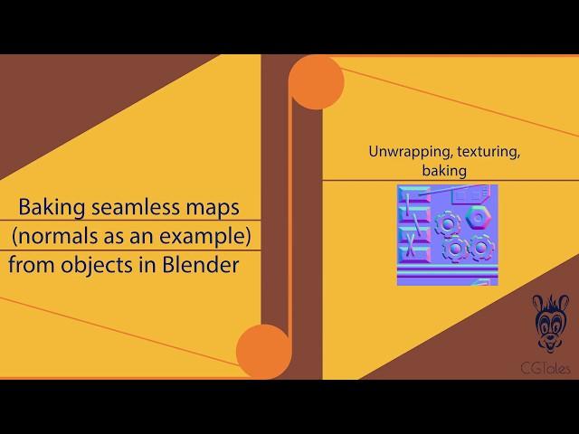 [ENG] Baking seamless maps from objects in Blender