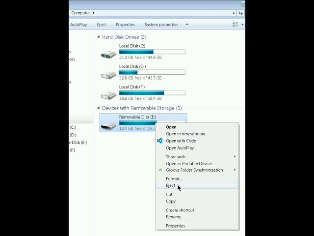 How to Eject a USB Pendrive in your Computer