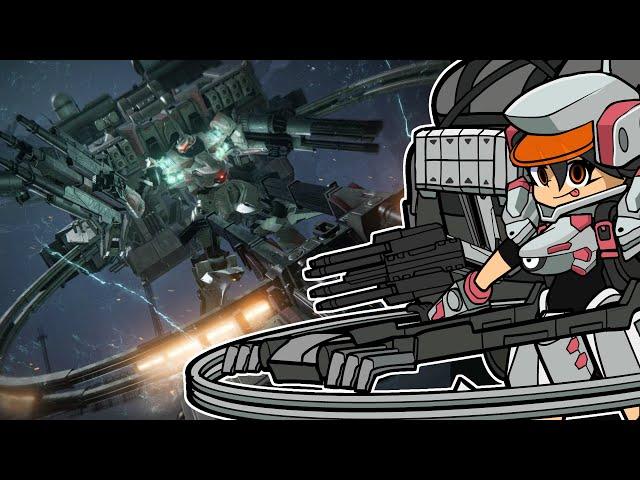 Balteus Girl Missile Rave. (Armored Core 6 animation)