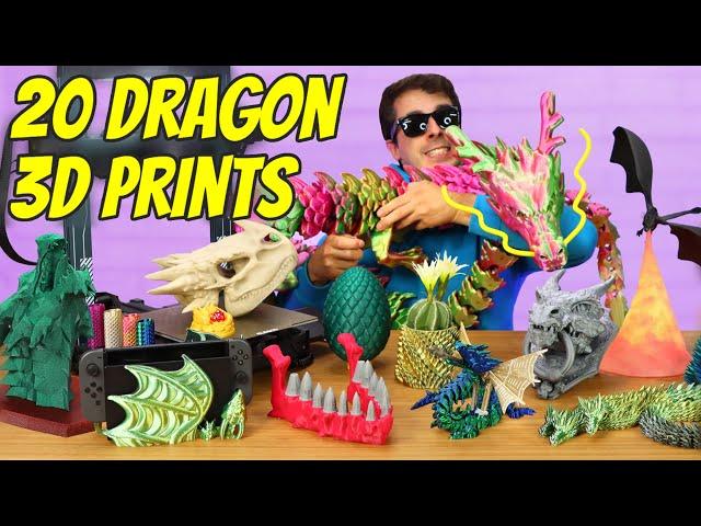 Top 20 Dragon 3D Prints - EPIC Collection