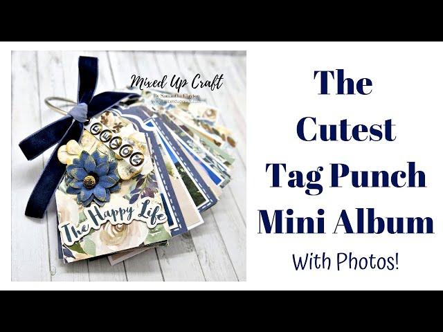 Tag Mini Album with Photos! Quick & Easy Brag Book | Craft Fair Ideas