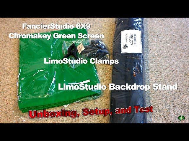 Green Screen Unboxing, Setup, and Test