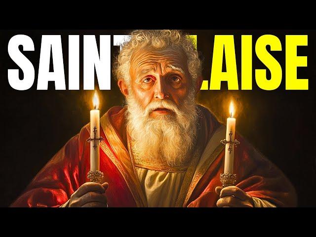 Saint Blaise and the Throat Blessing