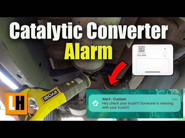 Catalytic Converter Alarm Using Yolink Vibration Sensor - Setup & Testing