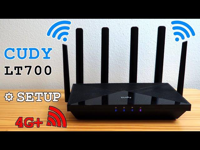 Cudy LT700 4G+ router Wi-Fi dual band • Unboxing, installation, configuration and test