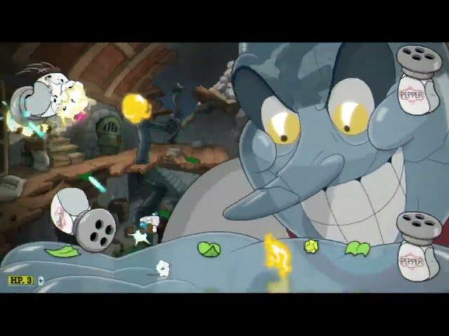 Cuphead - All DLC Bosses S Rank With Just Peashooter