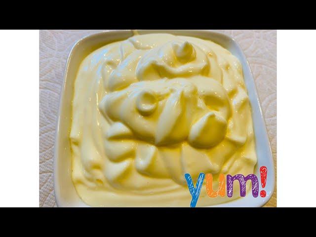 MAKE DELICIOUS MAYONNAISE IN LESS THAN 3 minutes|My Gambian Kitchen