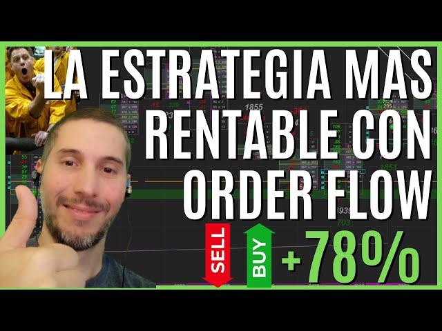 La mejor estrategia de day trading con order flow y market profile fácil y para aprender desde cero