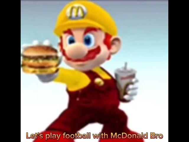 Let's play football with McDonald Bro song for kids