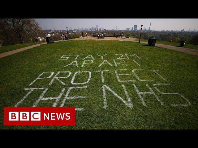 Coronavirus: The UK's Easter lockdown from above - BBC News