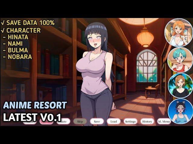 REVIEW ANIME RESORT [v0.1] + SAVE DATA 100%!!!