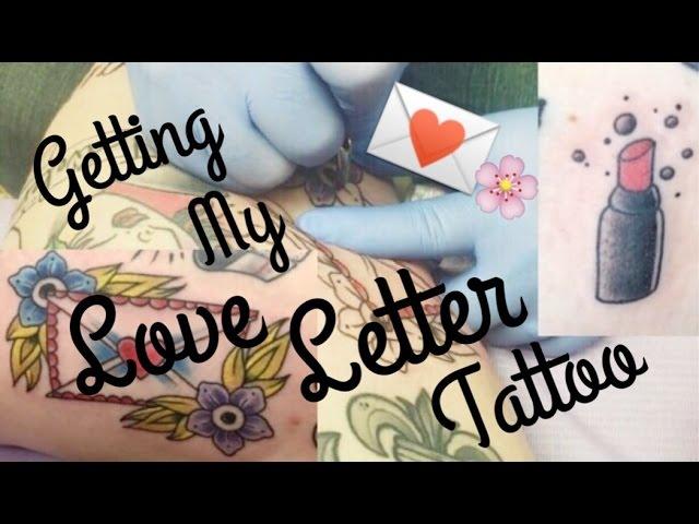 Getting My Inner Thigh Tattooed! (Traditional Love Letter)