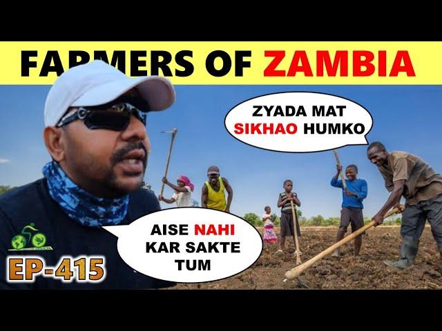 Unbelievable  KISAAN Family in  ZAMBIA,  AFRICA || CYCLE BABA Ep.415