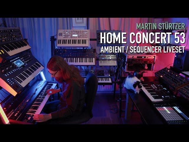 Ambient / Sequencer Liveset with my entire setup (Home Concert 53)