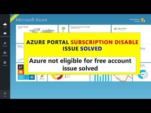 Azure portal subscription disable Issue Solved: email marketing with Aj