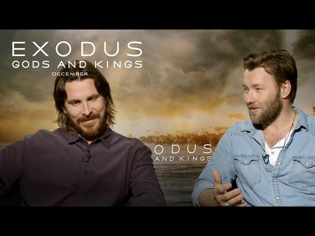 Exodus: Gods and Kings | Christian Bale and Joel Edgerton Interview [HD] | 20th Century FOX