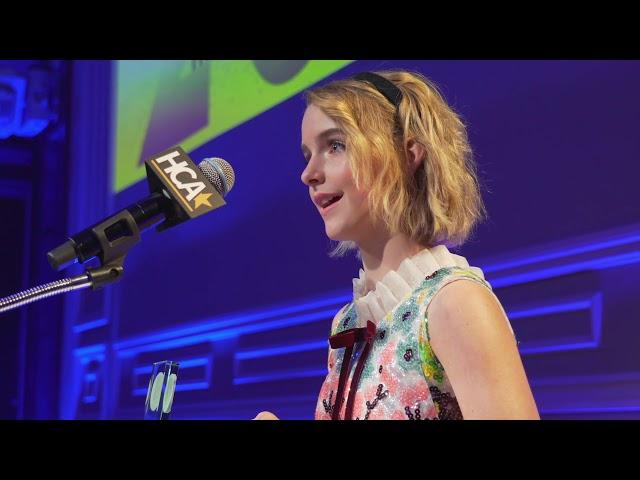 2020 HCA Film Awards - Mckenna Grace Next Generation Acceptance Speech