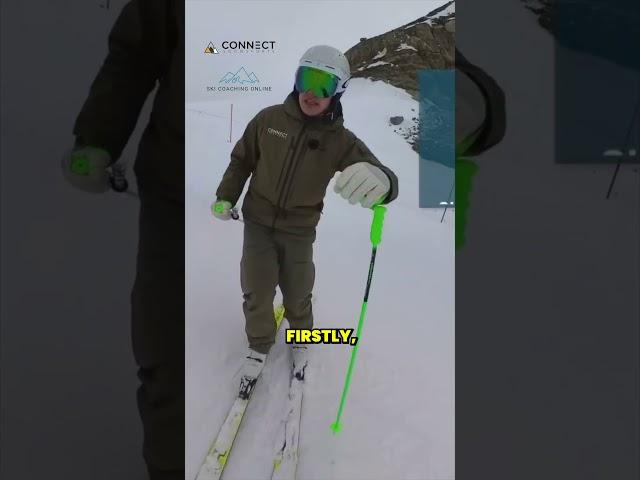 How to ski parallel and link turns #skiingtips #ski #skilessons