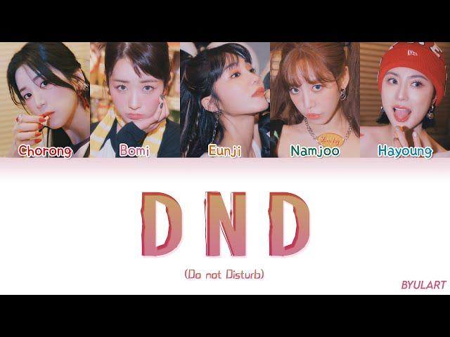 Apink (에이핑크) - D N D [Color Coded Han|Rom|Eng Lyrics] | by Byulart