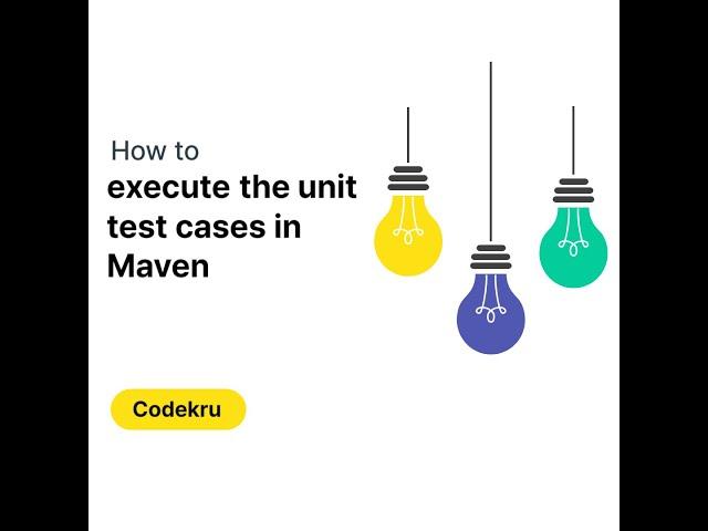 How to execute the unit test cases in Maven || Java & Maven || Unit Tests