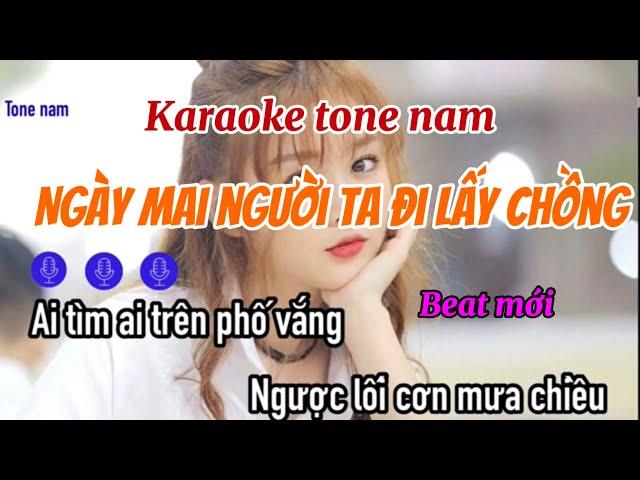 Ngày mai người ta lấy chồng karaoke tone nam @Karaoke_BaoVy