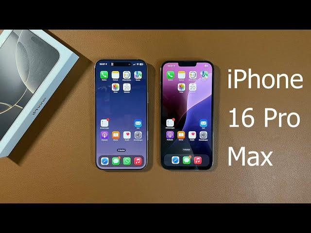 iPhone 16 Pro Max - erste Eindrücke aus der Sicht eines iPhone 13 Pro Max Nutzers | DANKE!!!!!!