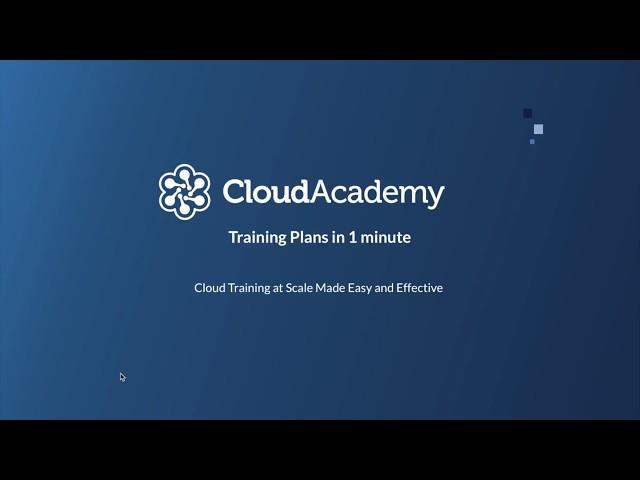 Introducing Cloud Academy Training Plans