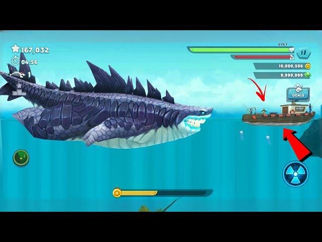 Hungry Shark Evolution - Giant Monster Enemy SHARKJIRA New Update - All 26 Sharks Unlocked