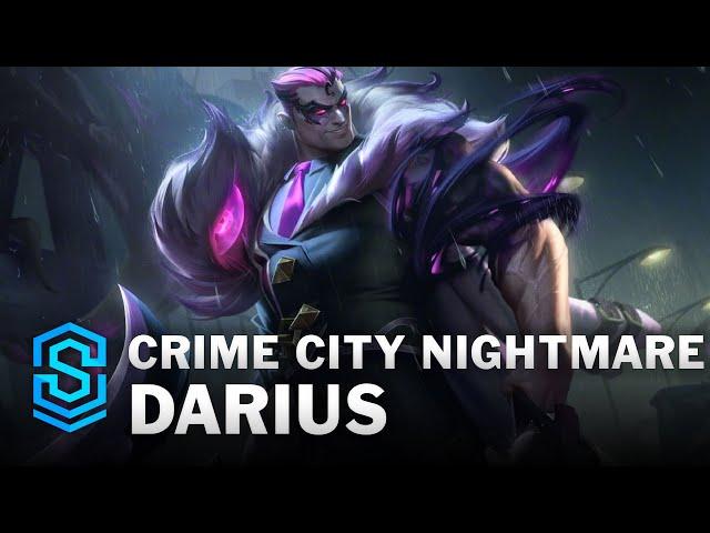 Crime City Nightmare Darius Skin Spotlight - League of Legends