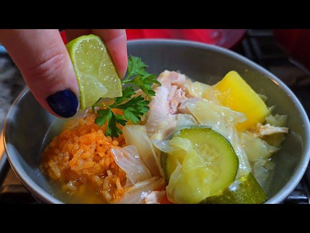 This CHICKEN soup is soothing when you have a cold | CALDO DE POLLO Recipe