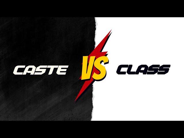 Difference between CASTE and CLASS | CLASS 12 | By Poornima