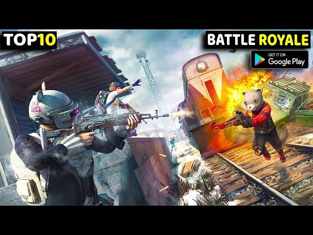 Top 10 New BATTLE ROYALE Games For Android 2021| New High Graphics Battle Royale Games For Android