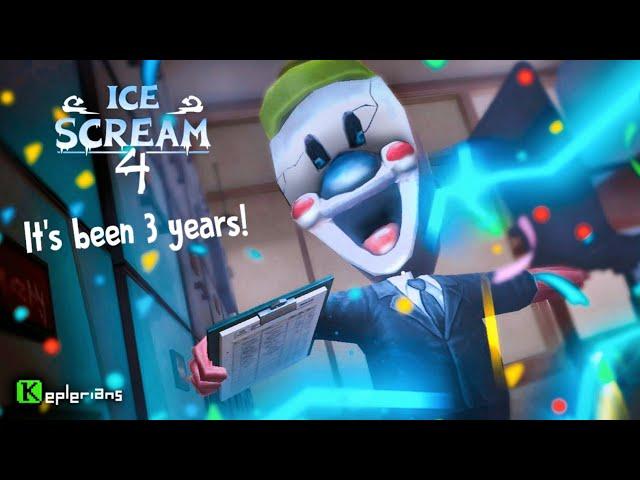 Ice Scream 4 3 Years Anniversary Special Ultra Hard Mode Full Gameplay