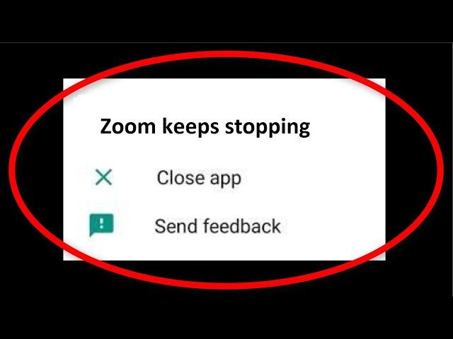 Fix Zoom App Keeps Stopping Android || Fix Zoom Cloud Meeting Not Open Problem Android