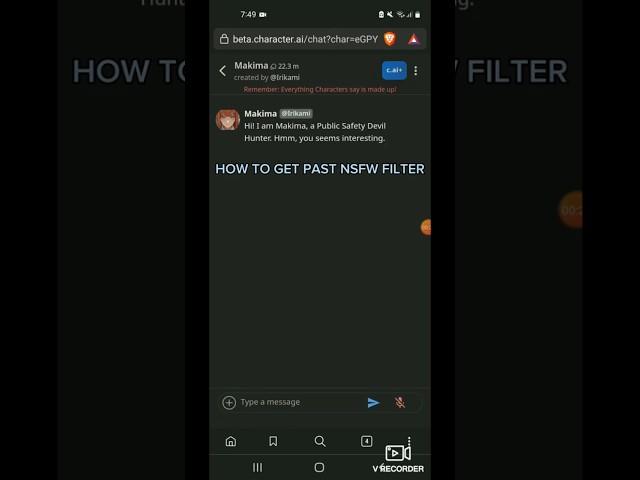 How to bypass nsfw filter in character ai #characterai #aitools #aitutorial #chatgpt #chatgpt4